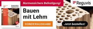 Banner Mobil Bauen mit Lehm